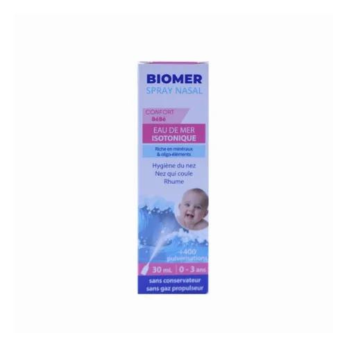 BIOMER BABY SPRAY NASAL EAU DE MER ISOTONIQUE 30ML