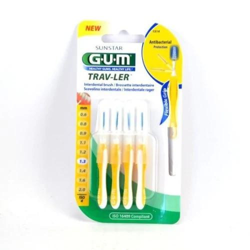 GUM Brossettes Traveler Extrafine conique, bte...