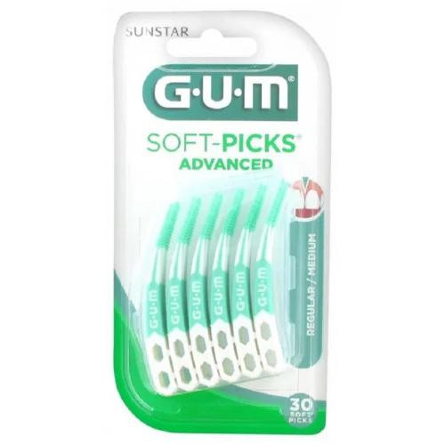 GUM SOFT PICKS+FLUORIDE REGULAR 40 UNITÉS