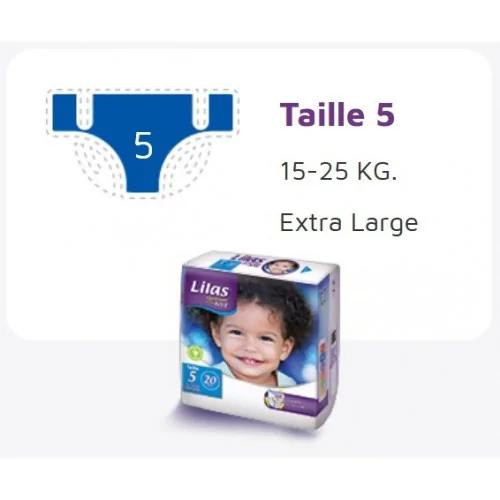 LILAS CONFORT MAX ACTIF COUCHE BB 15-25 KG 20...