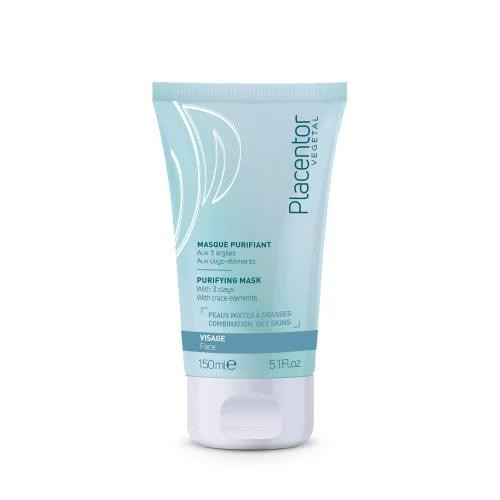 PLACENTOR VEGETAL MASQUE PURIFIANT PEAUX MIXTES A GRASSES 150ML