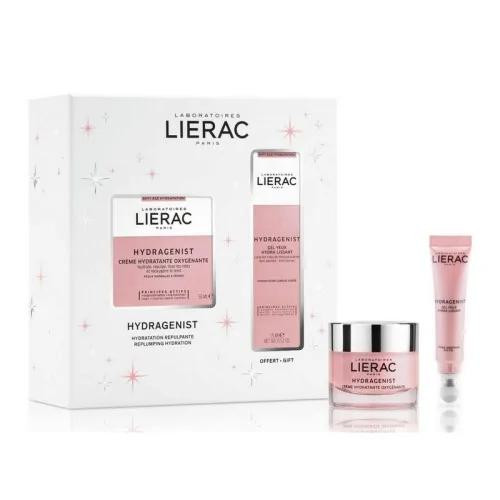 COFFRET LIERAC HYDRAGENIST CREME HYDRATANTE+HYDRAGENIST GEL YEUX 15ML (OFFERT)