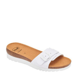 SCHOLL GINNI - Mules Orthopédiques Femme Blanc