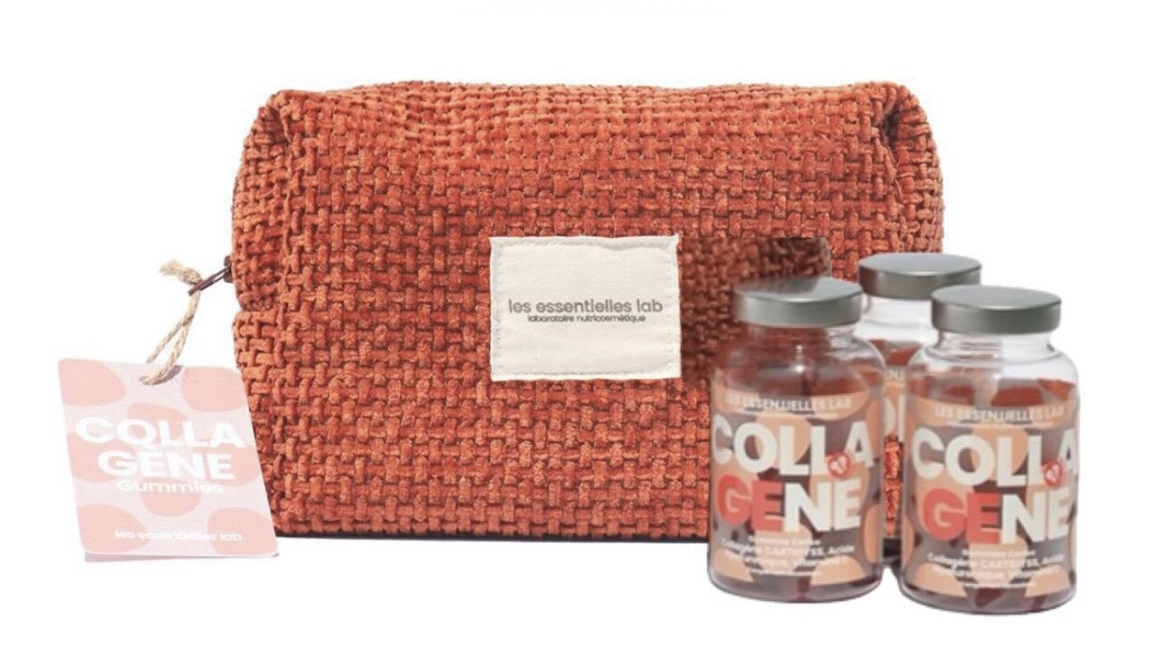LES ESSENTIELLES LAB TROUSSE COLLAGENE GUMMIES CERISE 3 BOITES